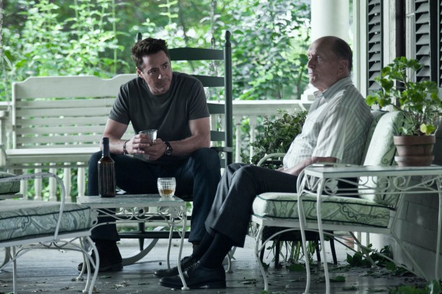 Robert Downey Jr. and Robert Duvall in The Judge.