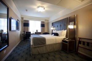 One of the renovated guest rooms. (Michael Nagle, the Observer)