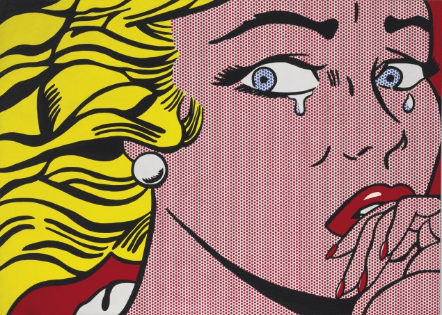 31- Sturtevant (1926-2014) Lichtenstein, Frighten Girl, Painted in 1966. Estimate $600,000 – $800,000, Prize Realized: $3,413,000. (Courtesy Christie's)
