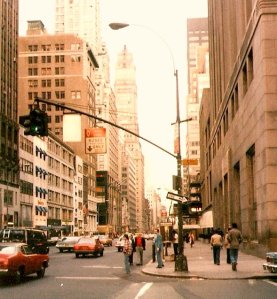 57th Street in the 1970s, in a very different New York. (Shilpot/flickr.)