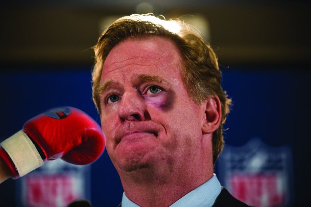 NFL Commissioner Roger Goodell Holds News Conference After Meeting With Team Owners