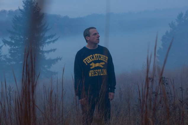 Steve Carrell plays John du Pont in Foxcatcher.
