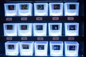 Actual Film Votive makes candleholders using 35 mm slides. (Photo credit: Julius Motal/NY Observer)