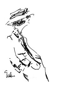 Eula was good pals with fashion icon Coco Chanel and often drew her collections. (Photos courtesy of HarperCollins)