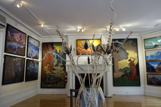  Interior of the little-known Nicholas Roerich Museum on West 107th Street. 