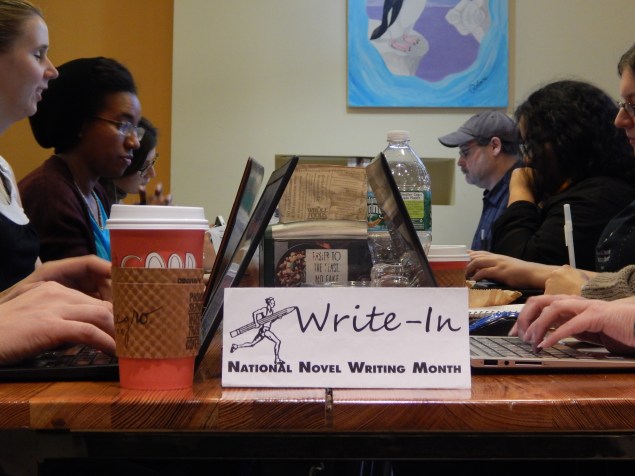 New York participants in National Novel Writing Month turn the solitary activity of writing into a group activity (Nicole Puglise/New York Observer)