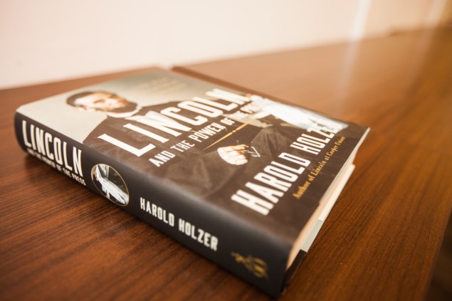 Lincoln Book PHOTO: Emily Assiran/New York Observer