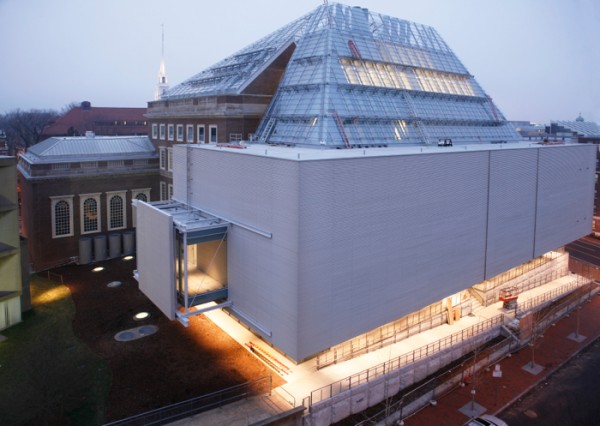 The Renzo Piano-designed Harvard Art Museums. (Courtesy Harvard University)