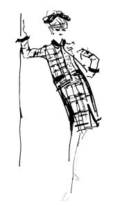 Eula was known for his sketches that appeared on the page after a few adroit flicks of the wrist. (Photo courtesy of HarperCollins)