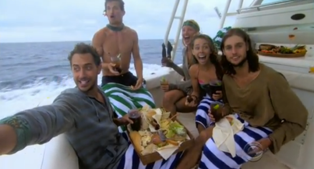 The Reward Challenge winners spotting a dolphin is my favorite screenshot of all time.