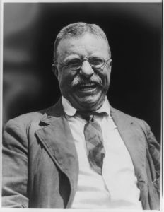 This picture of a smiling Teddy Roosevelt, taken by Brown Brothers photographer Charles Duprez. (Photo: www.theodore-roosevelt.com)