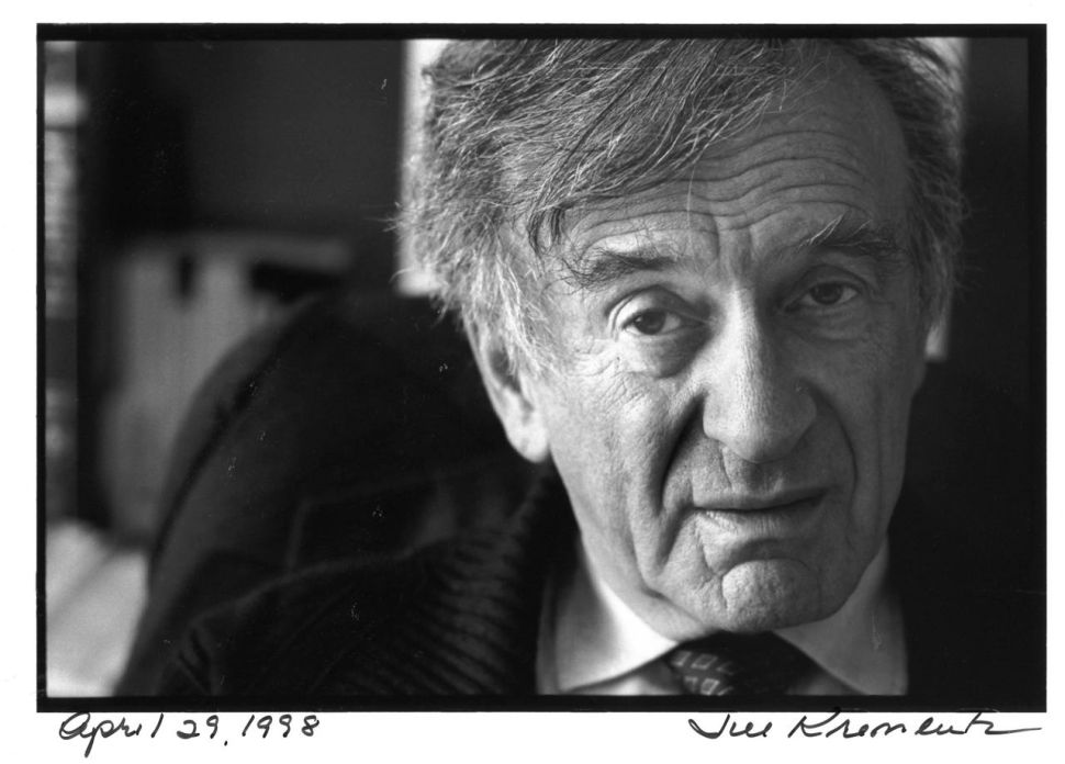 Elie Wiesel will speak this Monday, Nov. 17, at an event organized in response to Mahmoud Abbas's speech at Cooper Union last month. (Photograph by Jill Krementz, April 29, 1998)