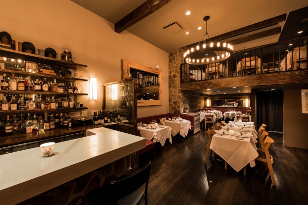 The interior of Almanac, chef Galen Zamarra's West Village restaurant, which opened in November. (Photo by Francesco Sapienza)