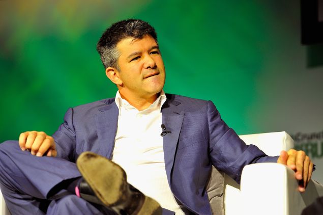 Uber CEO Travis Kalanick. (Photo via Getty)