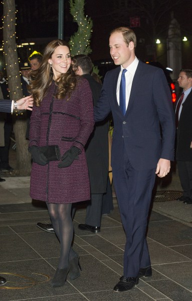 The Duchess and Duke of Cambridge arrive in New York City. (Photo via Getty)