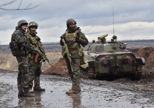 The conflict in Ukraine has made Americans more concerned about foreign policy.(Sergie Supinsky/AFP/Getty Images)