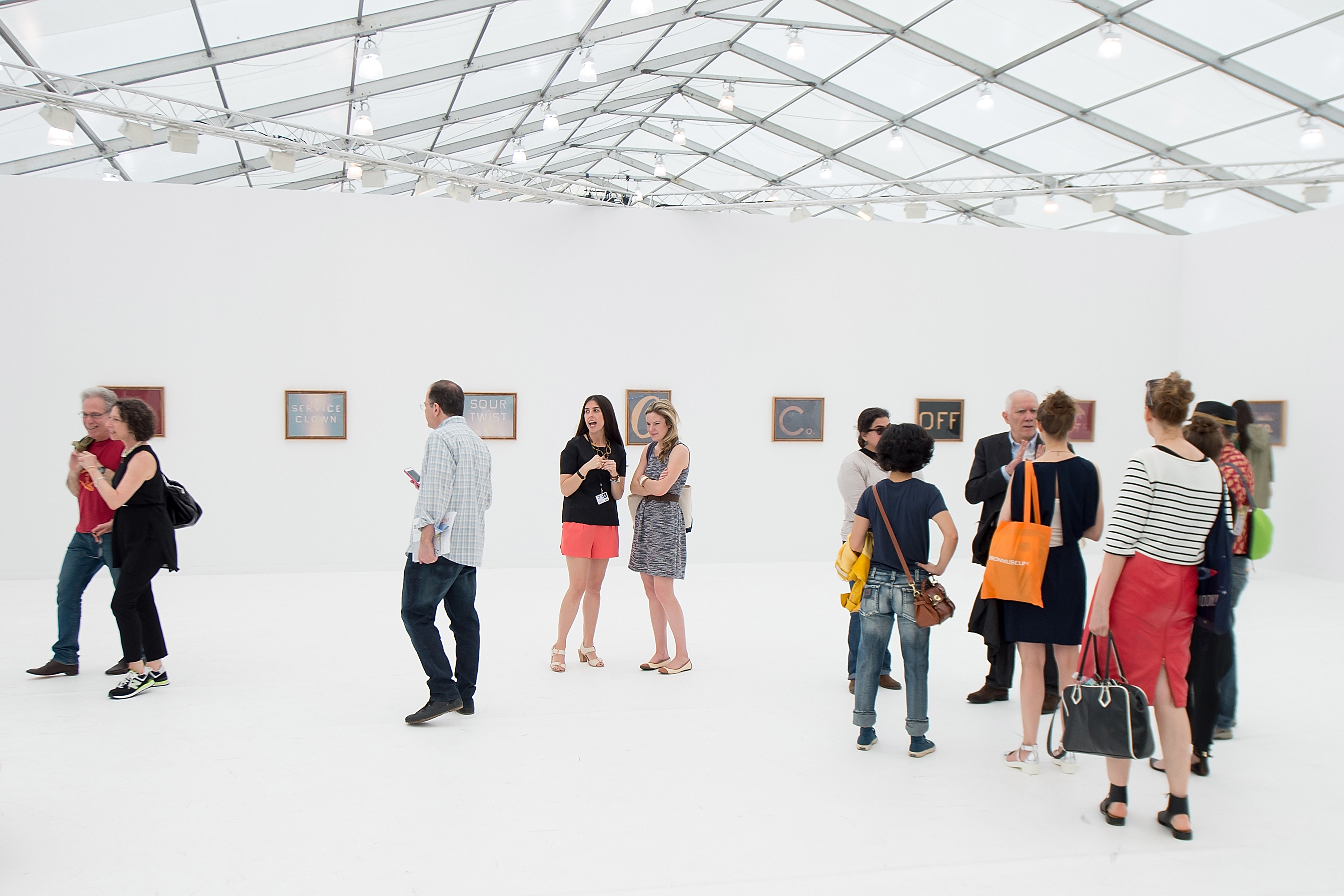 The scene at Frieze New York last year.  (Photo by Michael Stewart/Getty Images)