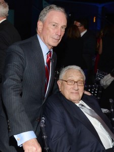 Michael Bloomberg and Henry Kissinger