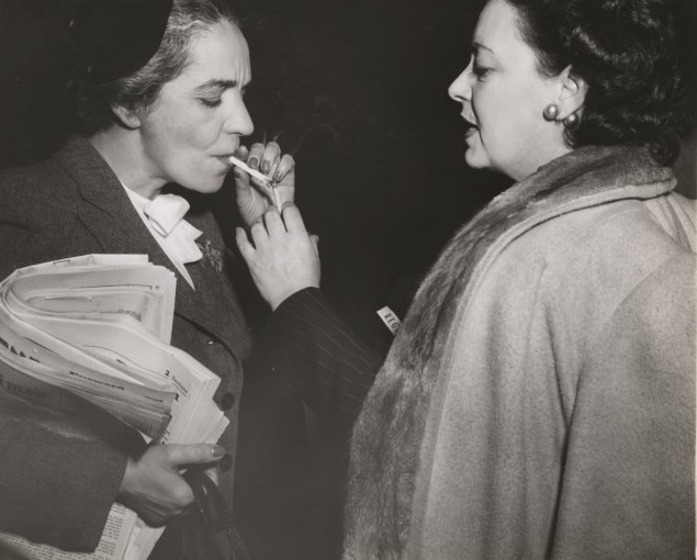 Smokers in 1944, back when cigarettes were cheap. (Photo via Getty Images)