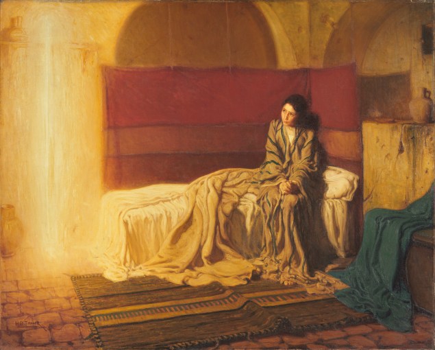 The Annunciation, (1898), Henry Ossawa Tanner. (Courtesy the Philadelphia Museum of Art, Purchased with the W. P. Wilstach Fund, 1899)