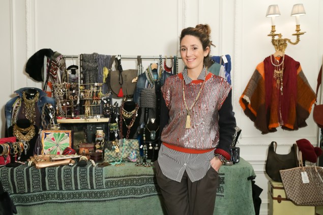 Ms. Wolffer in her Upper East Side pop-up shop. (Photo via BFA)