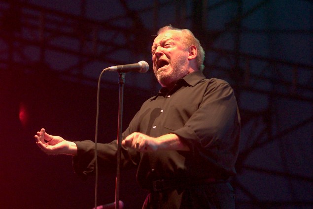 Joe Cocker taps into the yarragh—or, rather, it taps into him. (Photo via Getty Images)