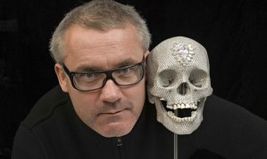 Damien Hirst with For the Love of God