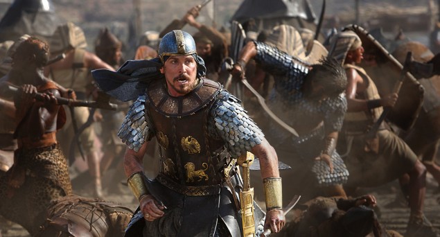 Christian Bale in Exodus.