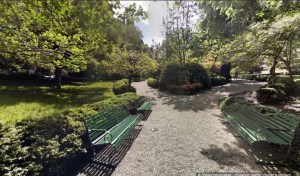 The once off-limits Gramercy Park is now open to the public via Google Maps Street View (screenshot via Google Maps).