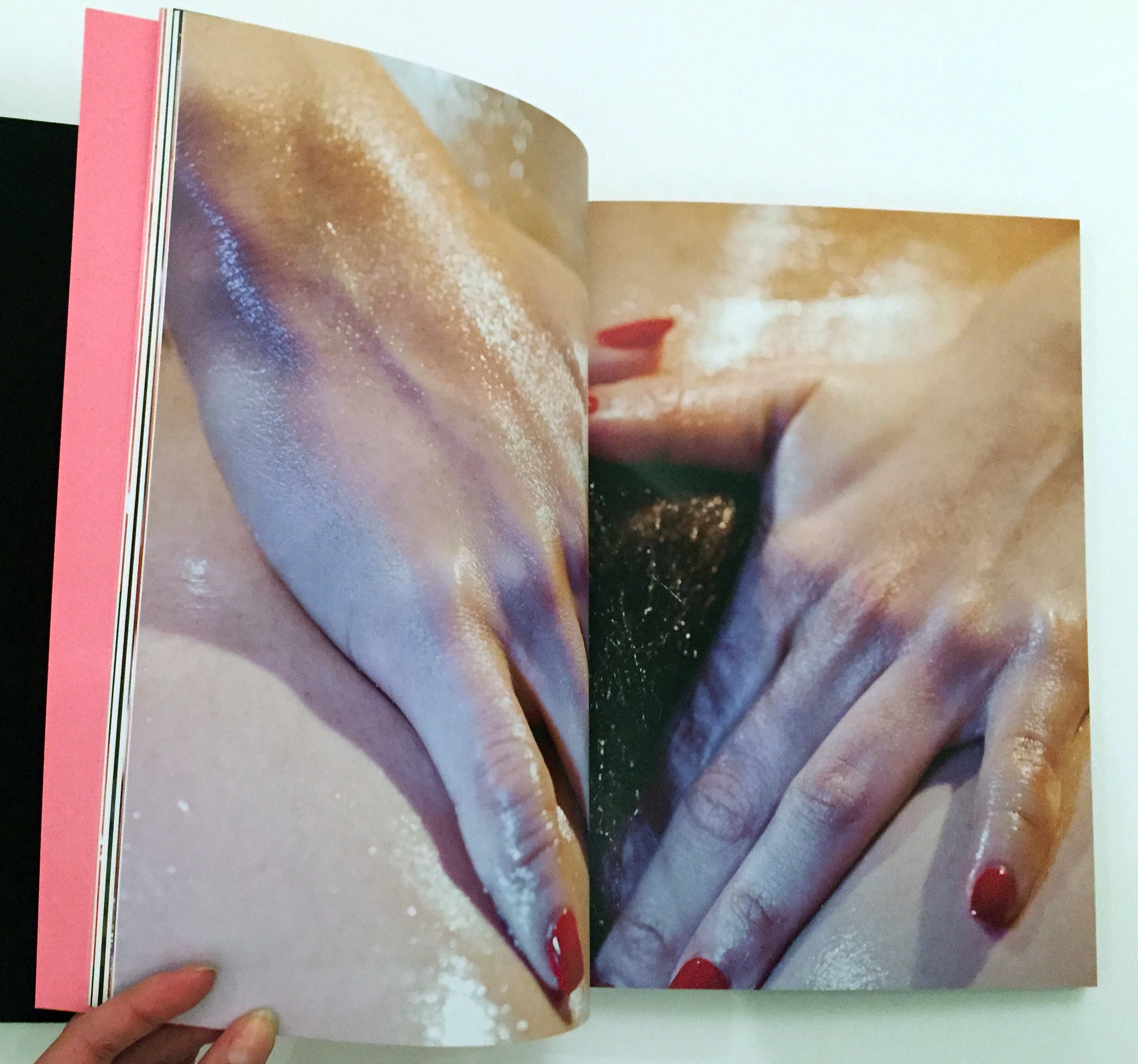 A page from Marilyn Minter's Plush. (Courtesy the artist and Fulton Ryder)