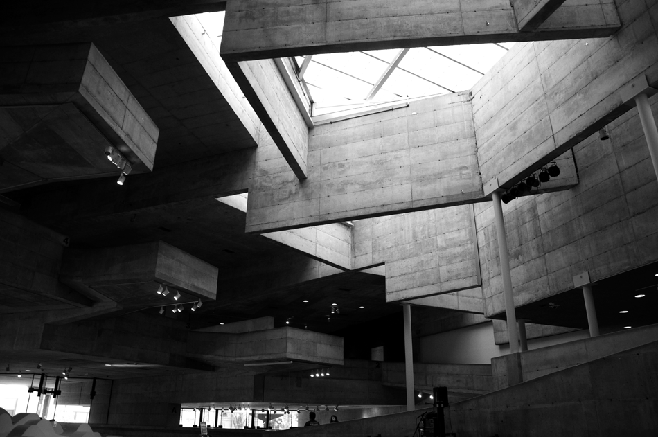 Brutalism in concrete: the Berkley Art Museum. (Courtesy the Berkley Art Museum)