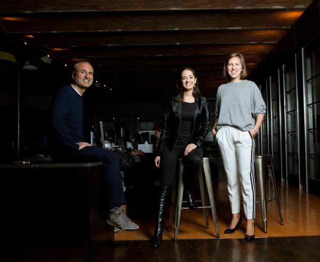 Nick Denton, Erin Pettigrew and Heather Dietrick