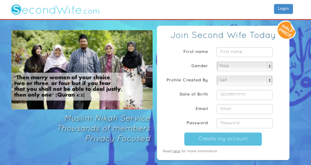 The homepage of SecondWife.com (SecondWife.com)
