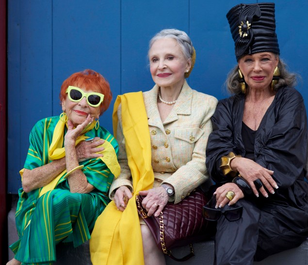 Ilona Royce Smithkin, Joyce Carpati and Lynn Dell Cohen are favorite subjects of the Advanced Style blog (Photo: Ari Seth Cohen).