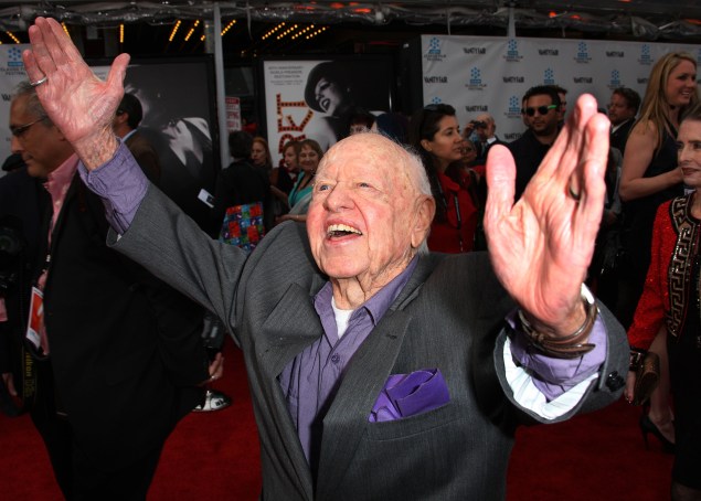 Mickey Rooney. (Photo via Getty Images)