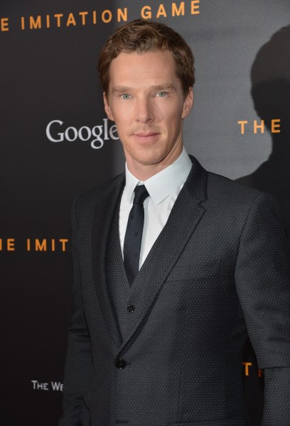 Mr. Cumberbatch in a classic three-piece suit. (Photo via Getty)