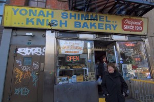 Yonah Schimmel Knish Bakery is rumored to be closing it's doors after a century in the Lower East Side (Photo: Paul Stein/Flickr/Creative Commons).