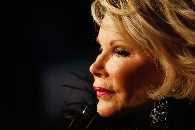 Joan Rivers. (Photo via Getty Images</em)