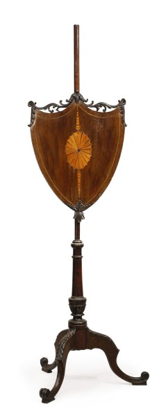 This firescreen will protect you in front of a fire, but there's no telling what will happen in the face of a Jimmy Page guitar solo. (Photo courtesty Sotheby's)