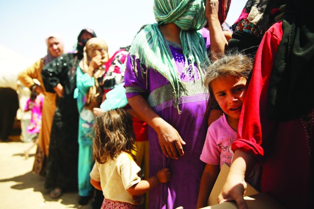 Refugees Fleeing ISIS Offensive Pour Into Kurdistan
