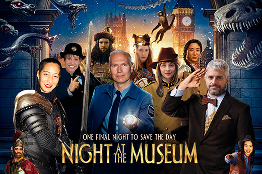 A flyer for a previous edition of Night at the Museum.