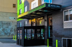 The music-infused Hotel BPM in Sunset Park. (Joe Vitale/New York Observer)