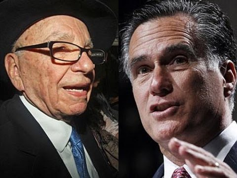 Rupert Murdoch and Mitt Romney