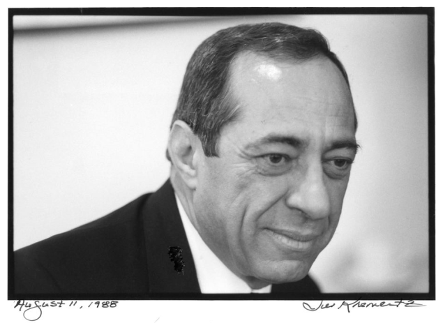 Former Gov. Mario Cuomo photographed by Jill Krementz at NYU on August 11, 1988.