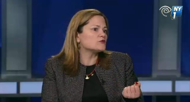 Council Speaker Melissa Mark-Viverito. (Screengrab: NY1)