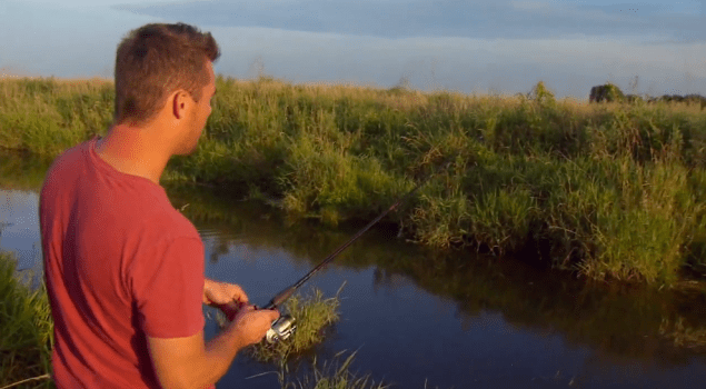 Fishing in this swamp!