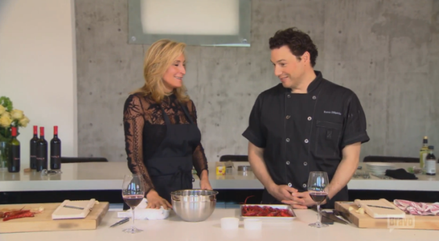 "Hello I am Rocco DiSpirito and it is purely a coincidence that I am here"