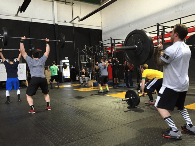Athletes work out at CrossFit 718's new location under the Gowanus Expressway. (Facebook)
