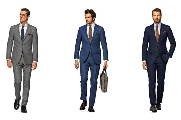 Suits from Suit Supply. (Photo via Suit Supply)
