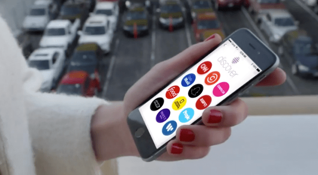 Snapchat's new Discovery platform. (Photo: YouTube)